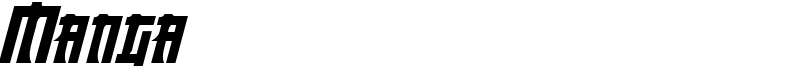 Manga Font