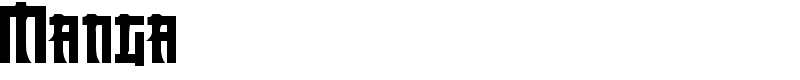 Manga Font