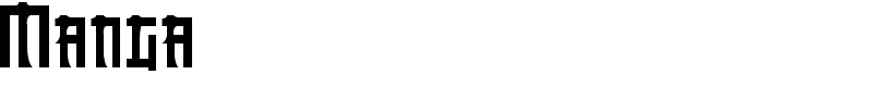 Manga Font