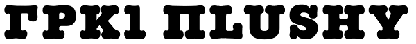 GRK1 Plushy Font
