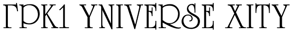 GRK1 Universe City Font