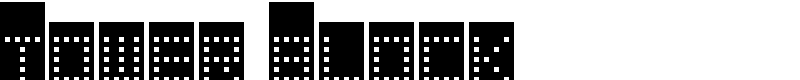 Tower Block Font