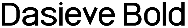 Dasieve Bold Font