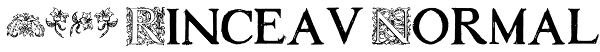 1584 Rinceau Normal Font
