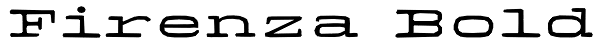 Firenza Bold Font