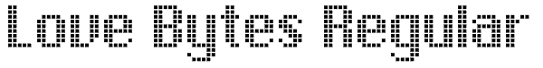 Love Bytes Regular Font