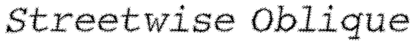 Streetwise Oblique Font