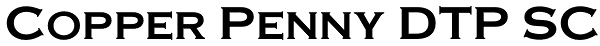 Copper Penny DTP SC Font