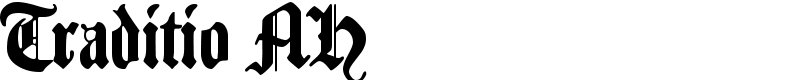 Traditio AH Font