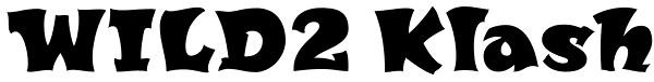 WILD2 Klash Font