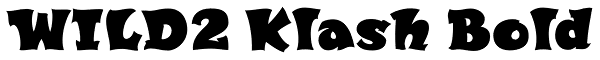 WILD2 Klash Bold Font