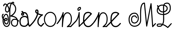 Baroniene ML Font