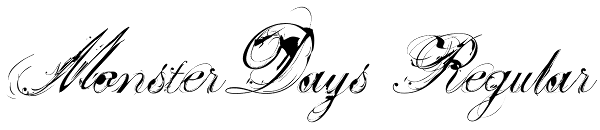 MonsterDays Regular Font