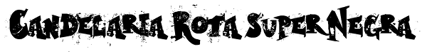 Candelaria Rota Super Negra Font