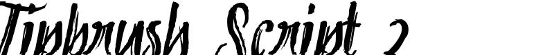 Tipbrush Script 2 Font
