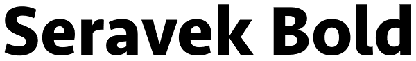 Seravek Bold Font