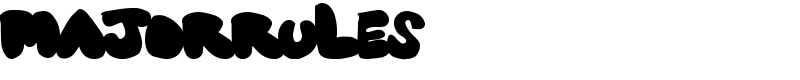 MajorRules Font