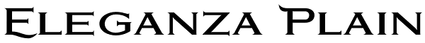 Eleganza Plain Font