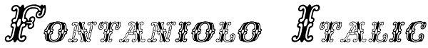 Fontaniolo Italic Font