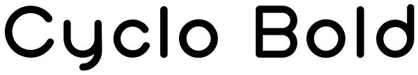 Cyclo Bold Font