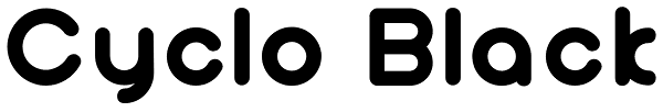 Cyclo Black Font