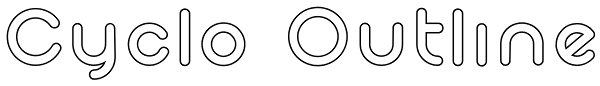 Cyclo Outline Font