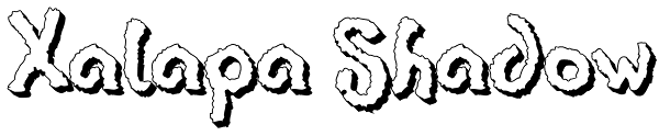 Xalapa Shadow Font