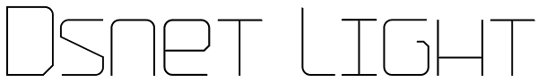 Dsnet Light Font