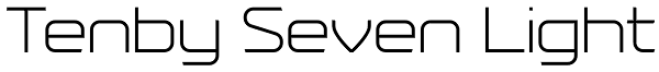 Tenby Seven Light Font