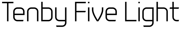Tenby Five Light Font