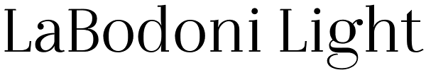 LaBodoni Light Font