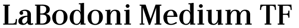 LaBodoni Medium TF Font
