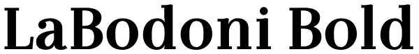 LaBodoni Bold Font