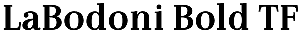 LaBodoni Bold TF Font