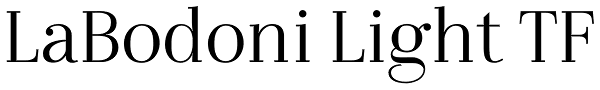 LaBodoni Light TF Font