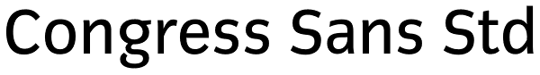 Congress Sans Std Font