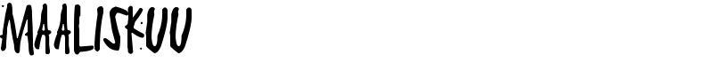 Maaliskuu Font