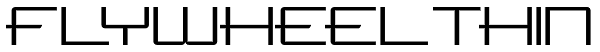Flywheel Thin Font