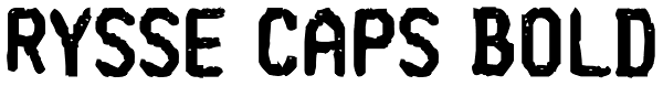 Rysse Caps Bold Font
