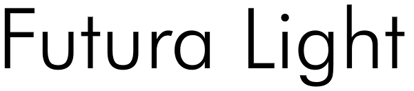 Futura Light Font