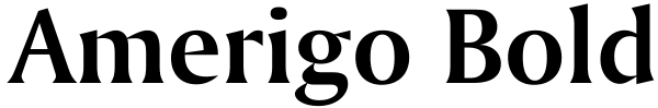 Amerigo Bold Font