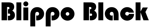 Blippo Black Font