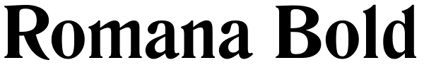 Romana Bold Font
