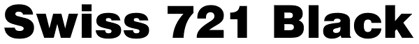 Swiss 721 Black Font