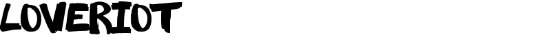 LoveRiot Font