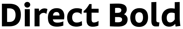 Direct Bold Font
