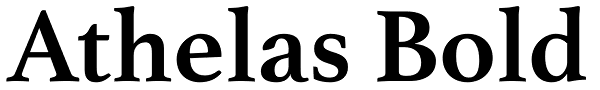 Athelas Bold Font