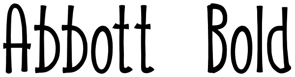 Abbott Bold Font