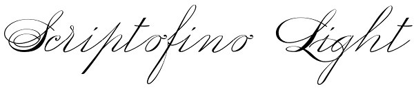 Scriptofino Light Font