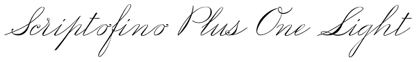 Scriptofino Plus One Light Font